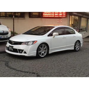 Buum Garaj Honda Civic Fd6 Mugen Rr Yan Marşpiyel Sağ & Sol (Plastik)