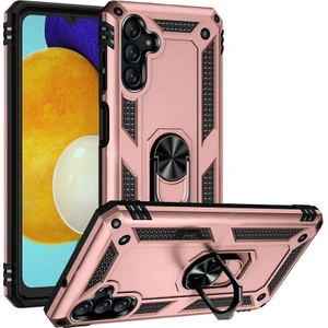 Samsung Galaxy A04S Kılıf Vaga Standlı Yüzükü + Ekran Koruyucu Nano
