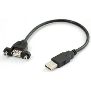 BK Teknoloji Panel Tipi Vidalı USB 2.0 Uzatma KABLOSU-30CM