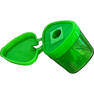 Emach Dizayn Kapaklı Kalemtıraş Hazneli Kapaklı Üçgen Kalemtraş