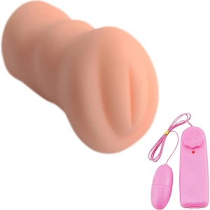 Crazy Bull Star Büyük Boy Titreşimli 16 cm Realistik Suni Vajina Mastürbatör