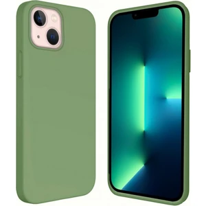 Piyasa Sepeti Apple iPhone 14 Plus 6.7'' Içi Kadife Silikon Kılıf Yeşil