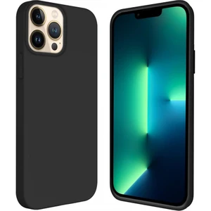Piyasa Sepeti Apple iPhone 14 Pro Max 6.7'' Içi Kadife Silikon Kılıf Siyah