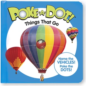 Melissa And Doug Poke-A-Dot Interaktif Kitap - Things That Go (Ciltli)