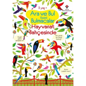 Hayvanat Bahçesinde   Ara ve Bul Resimli Bulmacala