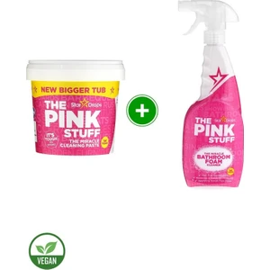 The Pink Stuff Mucizevi Miracle Temizlik Macunu 850GR - Mucizevi Banyo Köpük Temizleyici 750ML