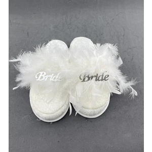 Newin Style Bride Terlik Tüylü Model