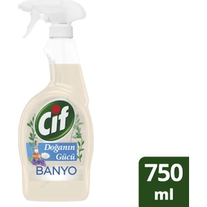 Doğanın Gücü Sprey Temizleyici Banyo İçin Sirke Karbonat Organik Lavanta Yağı İçerir 750 ml