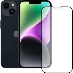 Apple iPhone 14 Ekran Koruyucu Seramik Mat Nano 9d Tam Kaplama Siyah