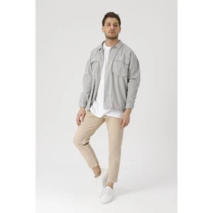 Erkek Krem Boyfriend Kot Pantolon
