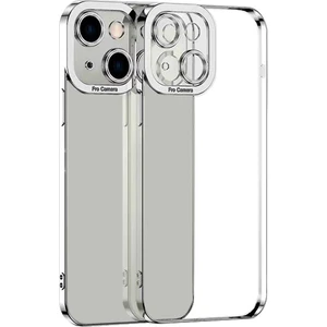 Fashion Series Apple iPhone 13 Mini 5.4inç Kılıf Renkli Kenar Lazer Çerçeveli Silikon Kılıf