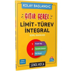 Şenol Hoca Yayınları Çıtır Çerez Limit Türev İntegral Soru Bankası