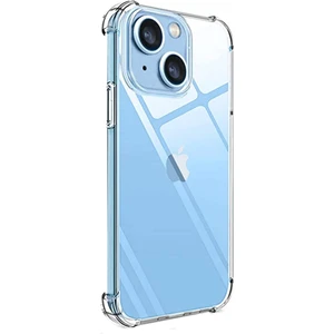 Case World Apple iPhone 14 Plus ile Uyumlu Kapak Antishock Airbag Köşe Korumalı Silikon Şeffaf ile Uyumlu Kılıf