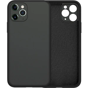 Iphone 11 Pro Max 6.5 Inch Sılıkon Kılıf Kamera Korumalı Lansman Kılıf Siyah