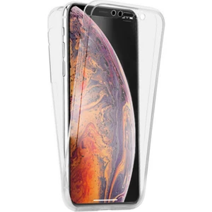 Apple iPhone Xs (5.8'') Kılıf 6 Tarafı Tam Full Koruma 360 Clear Soft Şeffaf