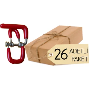 Okul Çanta Askısı 26 Adet Öğrenci Masa Yaylı Askısı Organizer Düzenleyici