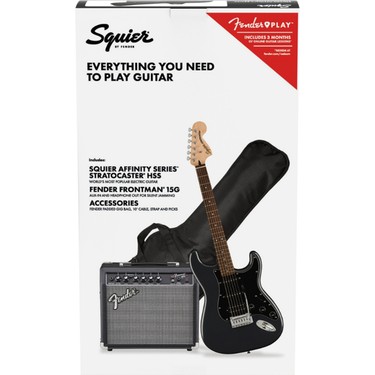 Squier Affinity Strat HSS Frontman 15G Elektro Gitar Seti Fiyatı
