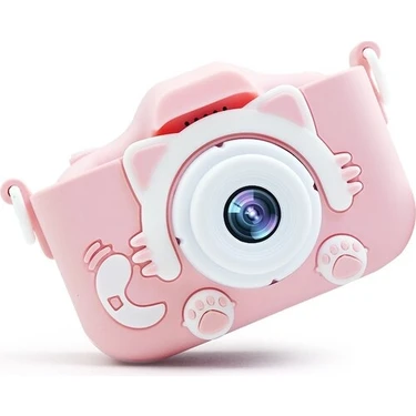 Lisa Butik Mini Eğitici Çocuk Fotoğraf Makinesi Kılıflı Kamera Çocuklar Için Dijital Fotoğraf ve