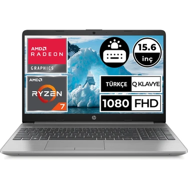 Hp 255 G9 Amd Ryzen 7 5825U 8GB 512GB SSD 14" FHD Freedos Taşınabilir Bilgisayar