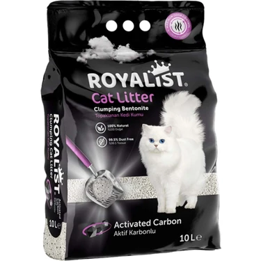 Royalıst Activated Carbon Kedi Kumu 10