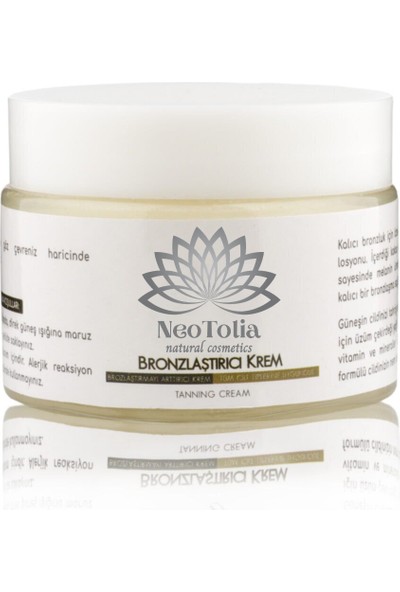 NeoTolia Natural Cosmetics Bronzlaştırıcı Krem (Doğal)