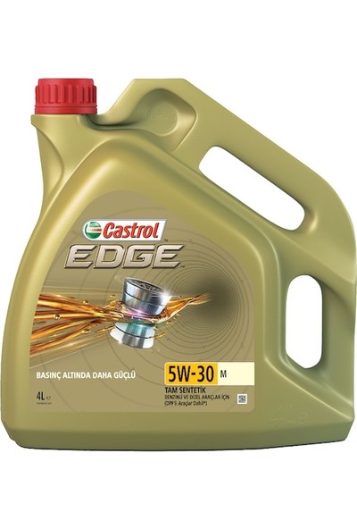 Castrol Edge 5W-30 M Tam Sentetik Dpf Motor Yağı 4 Litre (Üretim Yılı :2022)