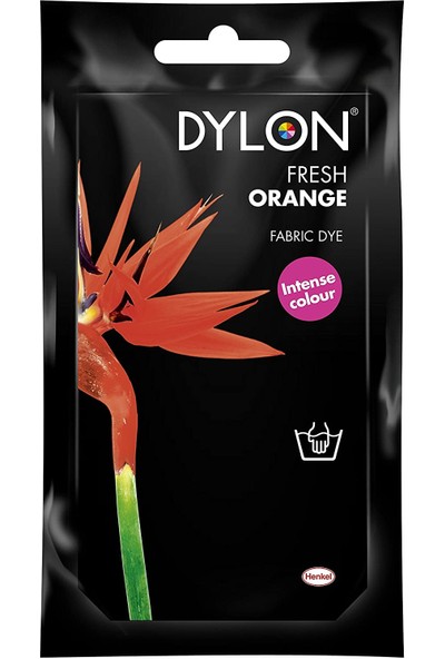 Dylon Elde Boyama - Fresh Orange-Turuncu Rengi - Elde Boyama - Kumaş Boyası / Giysi Boyası