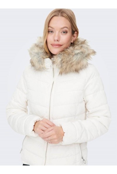 Only Mont Onlnew Ellan Quilted Fur Hood 15158943-CLD