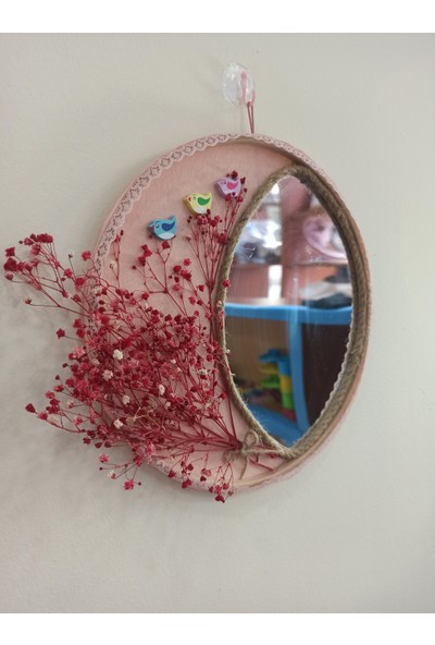 İhya Cipso Çiçekli Ayna 35 cm