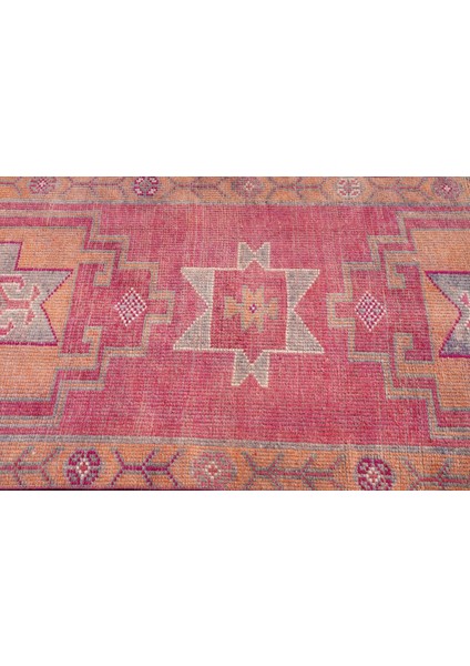 Türk Halısı, Eskitme Halı, Halı, 98X296 cm Pempe Halı, Bahçe Koridor Halı, Bohemsı Merdiven Halı, 9 indirimleri