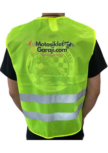 Reflektörlü Motorcu Yeleği