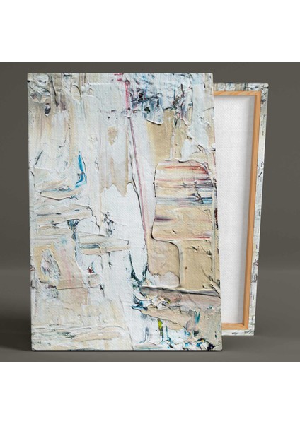 Tuval Üzerinde Boya Izleri Abstract Sanat Kanvas Tablo