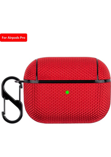 Airpods Pro Için Silikon Kulaklık Kılıfı - Kırmızı (Yurt Dışından)