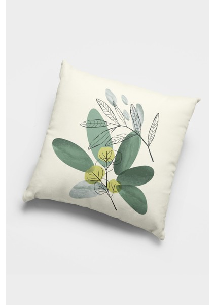 Çift Taraflı 4'lü Kırlent Kılıfı 43X43 Cm Gizli Fermuar Dokuma Premium Tay Tüyü Kumaş 4KR017