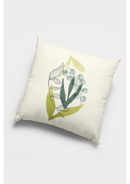 Çift Taraflı 4'lü Kırlent Kılıfı 43X43 Cm Gizli Fermuar Dokuma Premium Tay Tüyü Kumaş 4KR017