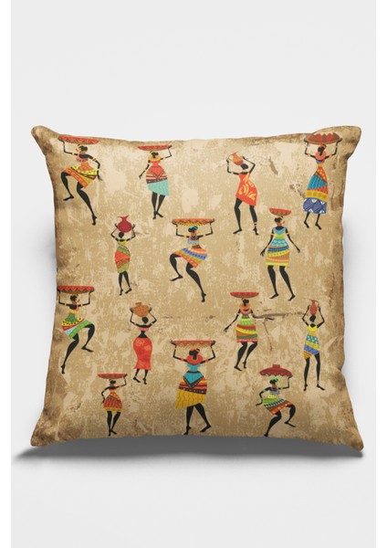 Premium Tay Tüyü Çift Taraflı Kırlent Yastık Kılıfı Dokuma Etnik Kumaş 43X43 Cm KRL106 fiyatları