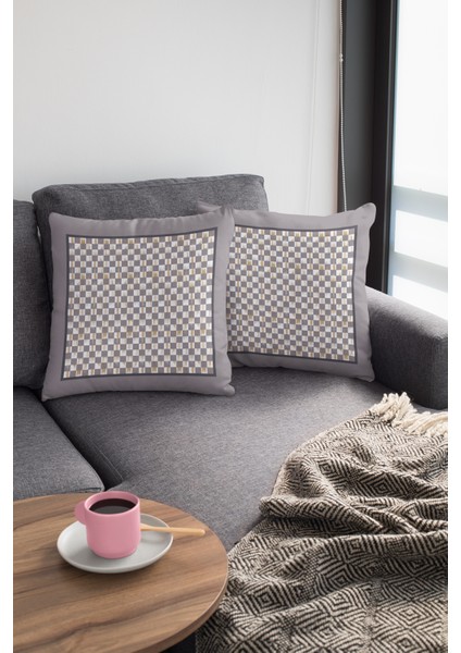 Fas Desen Premium Tay Tüyü Dokuma Kumaş Çift Taraflı Kırlent Yastık Kılıfı 43X43 Cm KRL226 modelleri