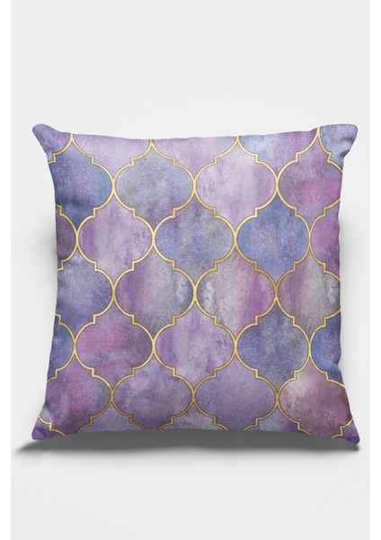 Premium Fas Desen Tay Tüyü Çift Taraflı Kırlent Yastık Kılıfı Dokuma Kumaş 43X43 Cm KRL273 fiyatları