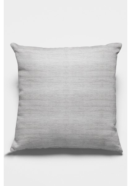Sade Düz Tay Tüyü Dokuma Premium Kumaş Çift Taraflı Kırlent Yastık Kılıfı 43X43 Cm KRL090