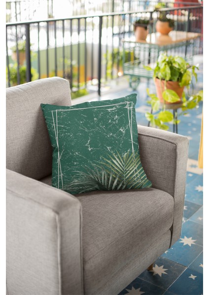 Dekoratif Çift Taraflı Kırlent Yastık Kılıfı Tay Tüyü Dokuma Premium Kumaş 43X43 Cm KRL402 fiyatları