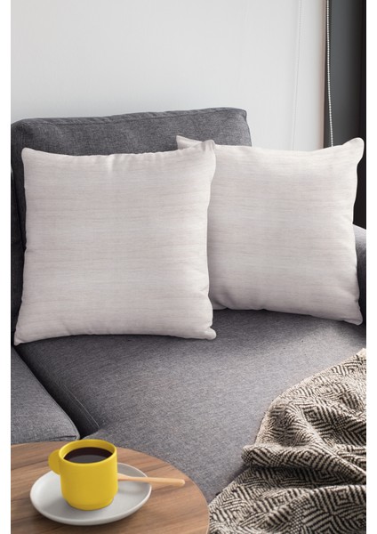 Premium Tay Tüyü Dokuma Kumaş Çift Taraflı Kırlent Yastık Kılıfı Sade Düz 43X43 Cm KRL088 modelleri