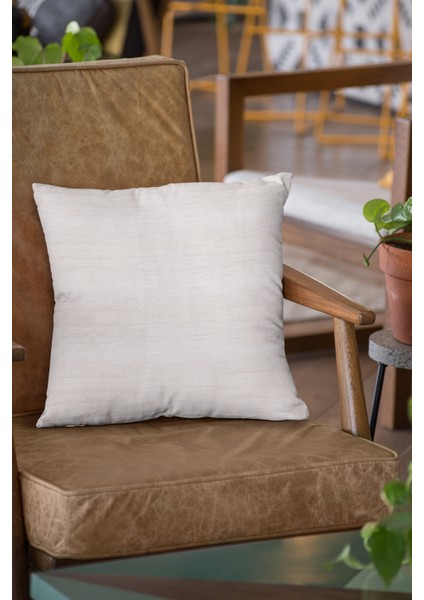 Premium Tay Tüyü Dokuma Kumaş Çift Taraflı Kırlent Yastık Kılıfı Sade Düz 43X43 Cm KRL088 fırsatları