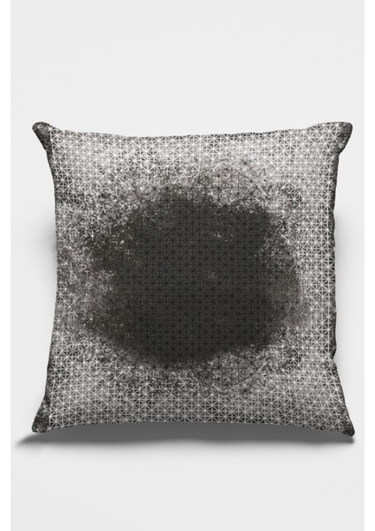 Sulu Boya Premium Tay Tüyü Dokuma Kumaş Çift Taraflı Kırlent Yastık Kılıfı 43X43 Cm KRL117