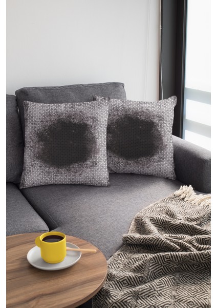 Sulu Boya Premium Tay Tüyü Dokuma Kumaş Çift Taraflı Kırlent Yastık Kılıfı 43X43 Cm KRL117 modelleri