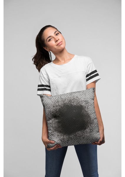 Sulu Boya Premium Tay Tüyü Dokuma Kumaş Çift Taraflı Kırlent Yastık Kılıfı 43X43 Cm KRL117 fırsatları