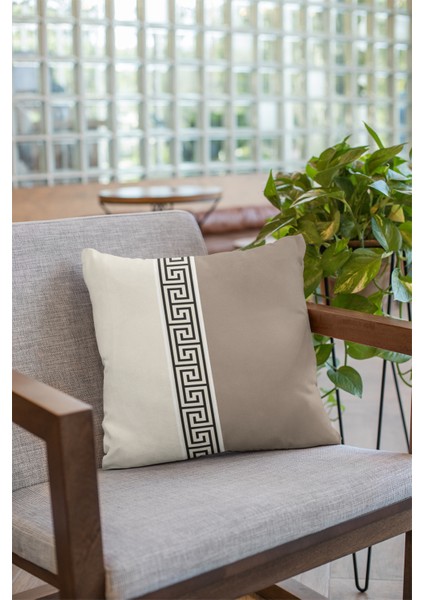 Çift Taraflı Kırlent Kılıfı Premium Tay Tüyü Dokuma Leke Tutmaz Kumaş Avangarde 43X43 Cm KRL147 fiyatları