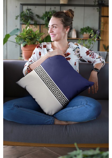 Tay Tüyü Dokuma Premium Leke Tutmaz Kumaş Çift Taraflı Kırlent Kılıfı Avangarde 43X43 Cm KRL143 fırsatları