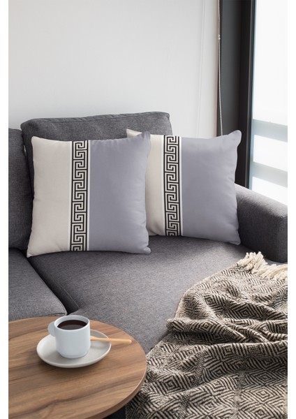 Leke Tutmaz Premium Tay Tüyü Dokuma Kumaş Çift Taraflı Kırlent Kılıfı Avangarde 43X43 Cm KRL145 modelleri