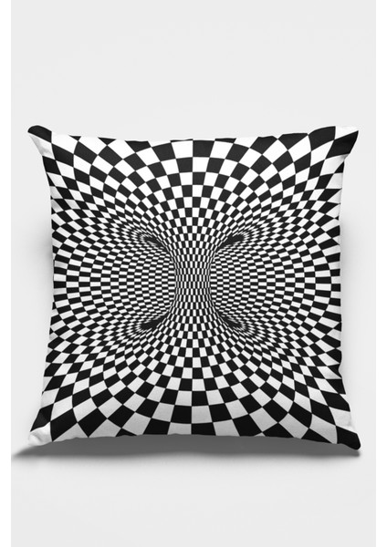 Dokuma Leke Tutmaz Premium Tay Tüyü Kumaş Çift Taraflı Kırlent Yastık Kılıfı Ilizyon 43X43 Cm KRL203