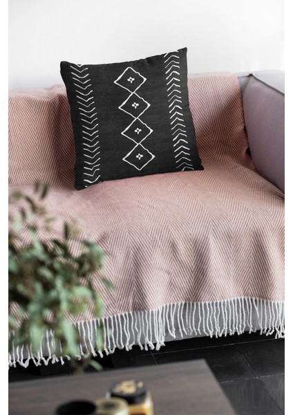 Moroccan Leke Tutmaz Premium Tay Tüyü Kumaş Çift Taraflı Kırlent Yastık Kılıfı 43X43 Cm KRL195 fiyatları